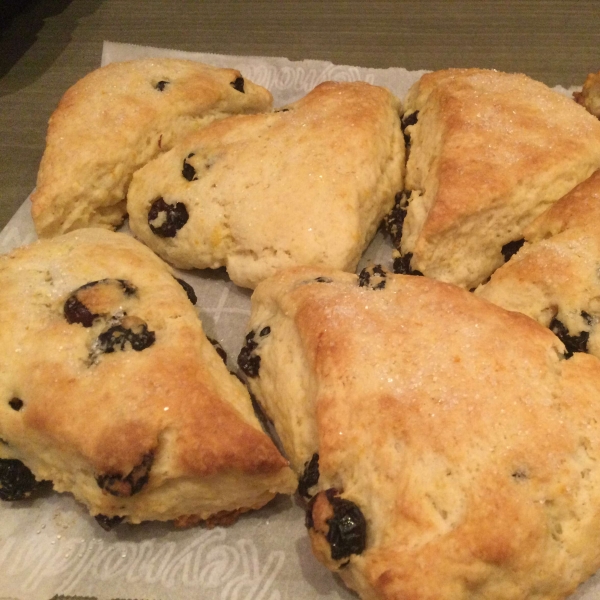 Cranberry-Orange Scones with Walnuts