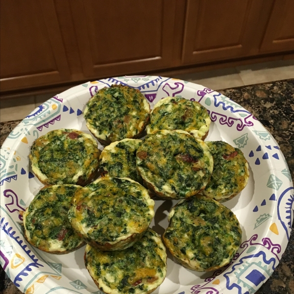 Spinach Egg White Muffins