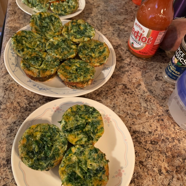 Spinach Egg White Muffins