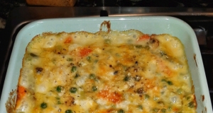 Deep Dish Pea and Vegetable Casserole