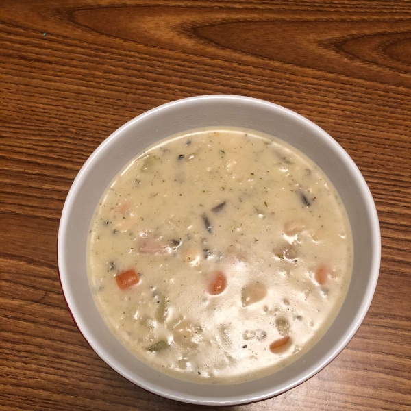 Cream of Chicken with Wild Rice Soup