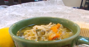 Lemon-Pesto Chicken Soup