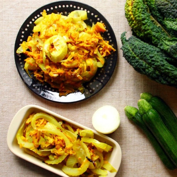 Apple Fennel Casserole with a Coconut-Turmeric Twist