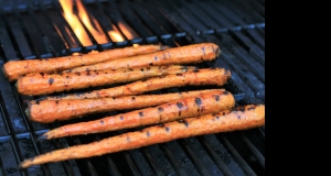 Maple-Glazed Grilled Carrots