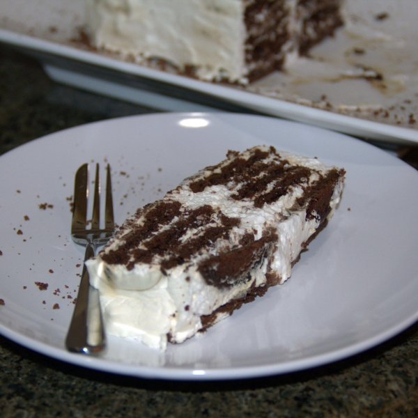 Brandy Chocolate Ripple Cake