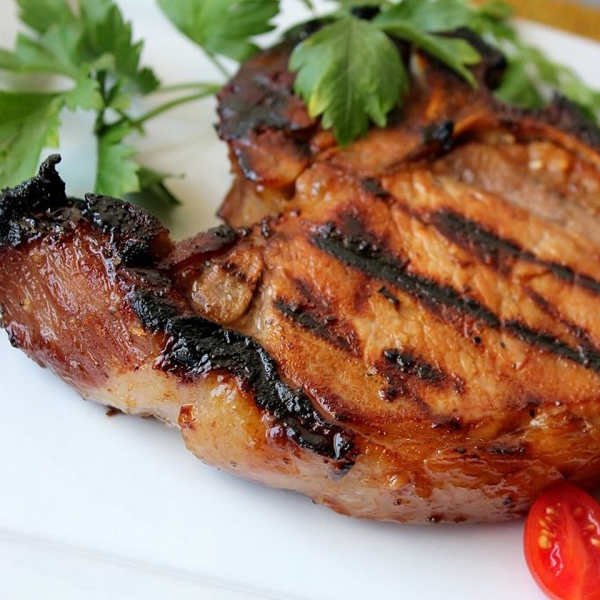 Summer Grilled Pork Chops