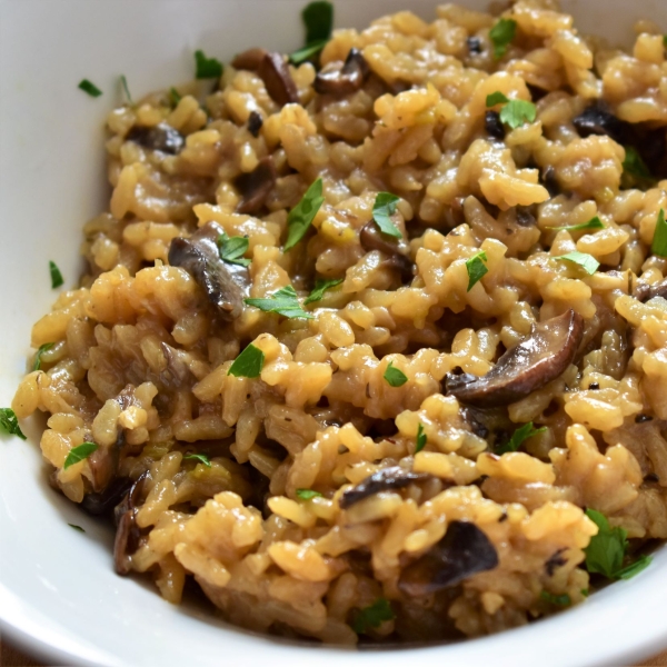 Vegan Mushroom Risotto