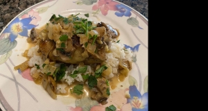 Creamy Garlic and Mushroom Chicken Thighs