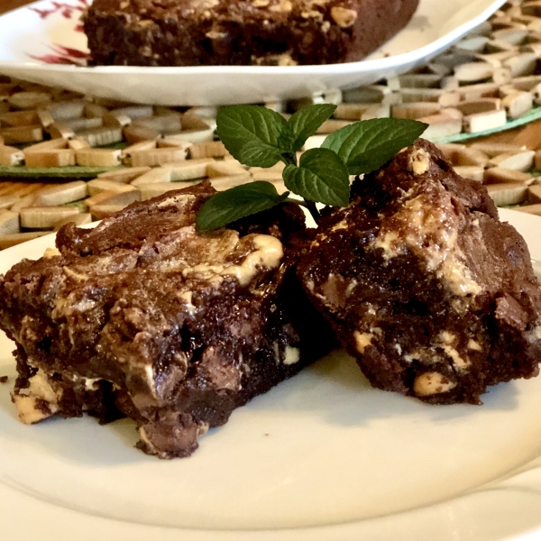 Chocolate-Peanut Butter Swirl Brownies