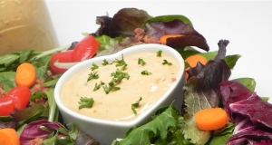 Red Pepper Hummus Salad Dressing