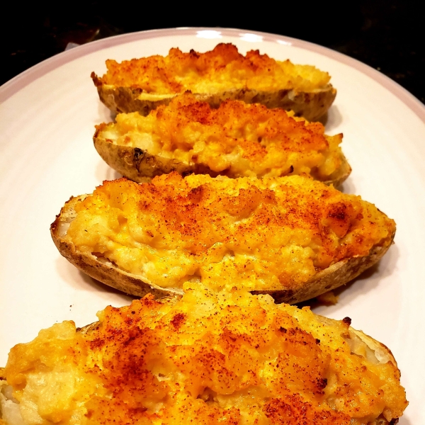 Cheesy Onion Dip-Stuffed Potatoes