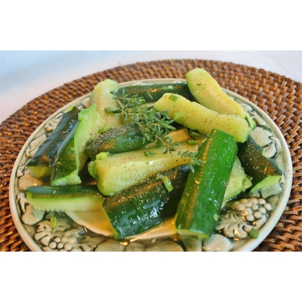 Steamed Zucchini