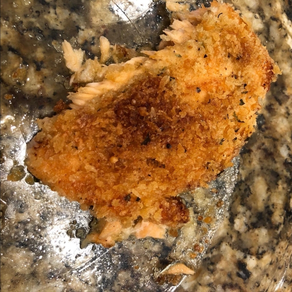 Lemon Panko Crusted Salmon