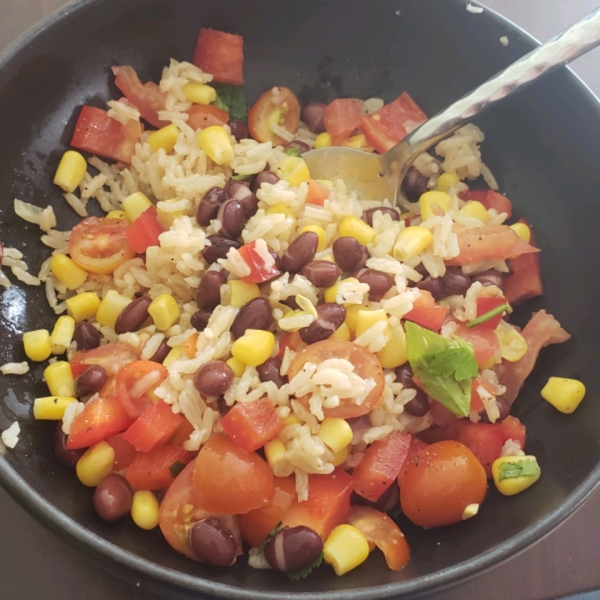 Black Bean and Rice Salad