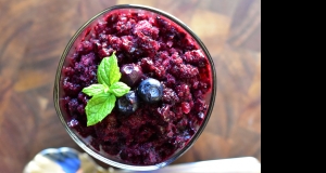 Blueberry Granita