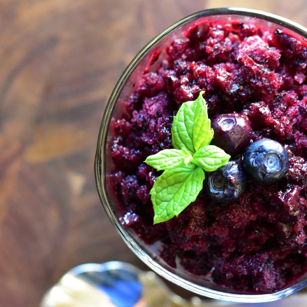 Blueberry Granita