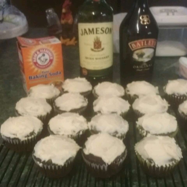 Irish Cocktail Cupcakes