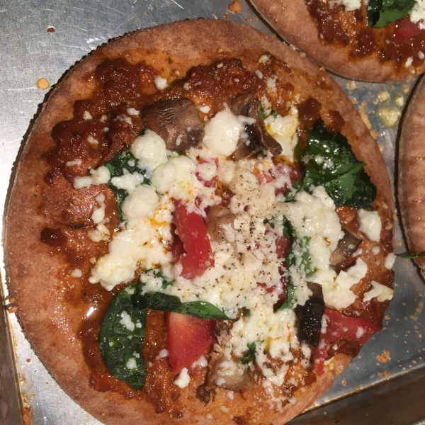 Spinach and Feta Pita Bake