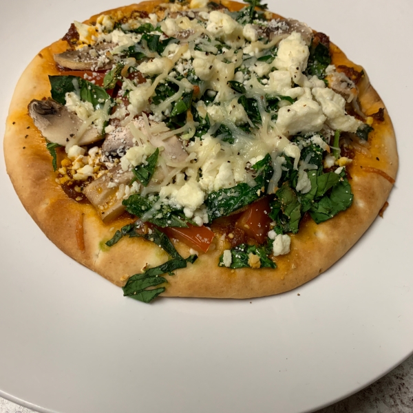 Spinach and Feta Pita Bake