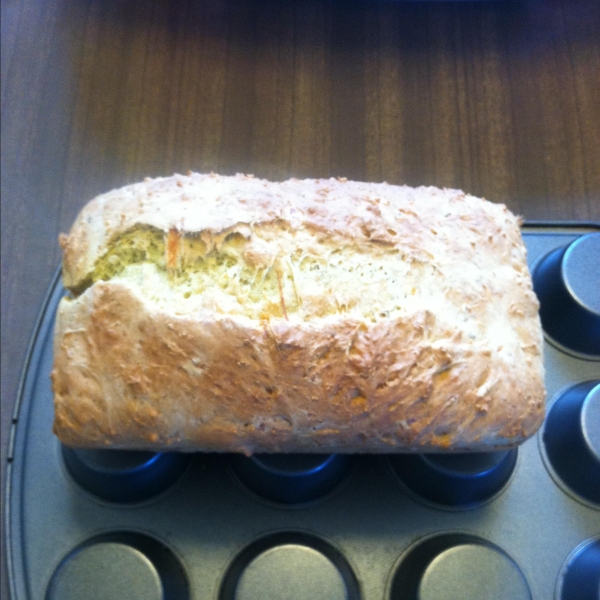 Green Chile Cheese Beer Bread