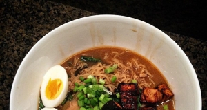 Tofu Mushroom Ramen Soup