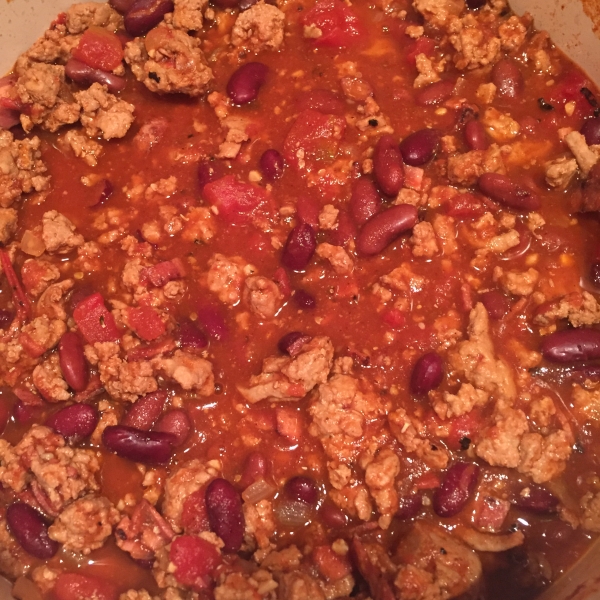 Bacon Cider Chili