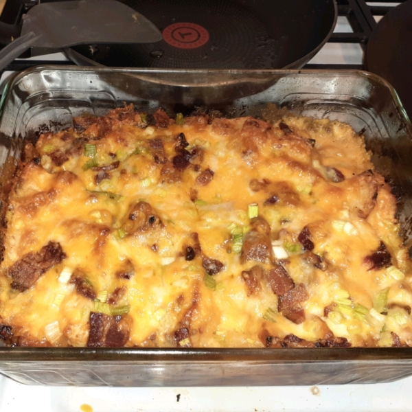 Buffalo Chicken and Potato Casserole