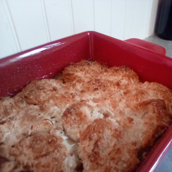 Coconut-Apple Cobbler