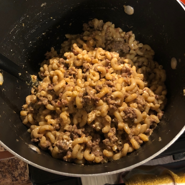 Cheese and Hamburger Macaroni