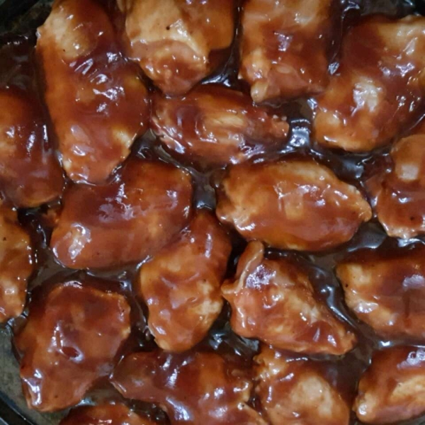 3-Ingredient Baked BBQ Chicken Wings