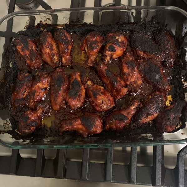 3-Ingredient Baked BBQ Chicken Wings