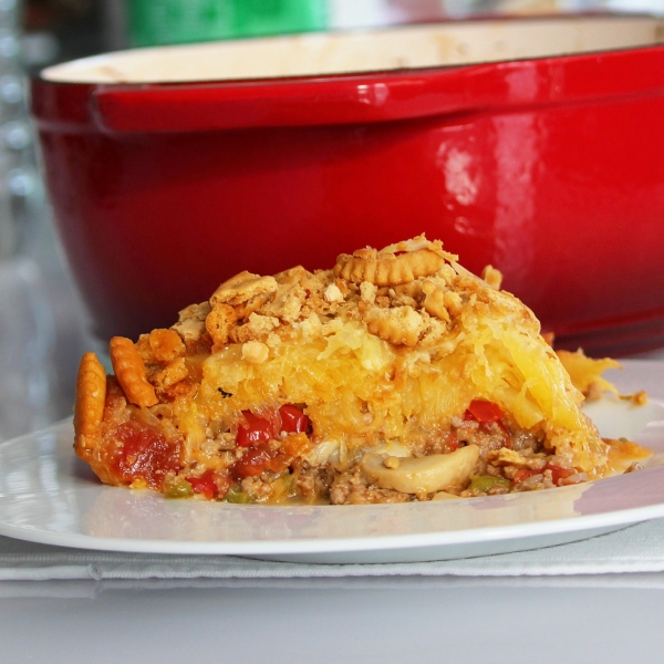 Spaghetti Squash Beef Casserole