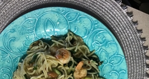 Shrimp Spaghetti in Olive Oil Dressing