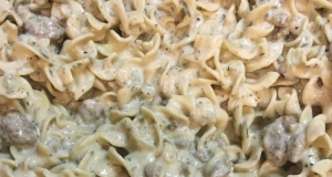 Creamy Beef Stroganoff