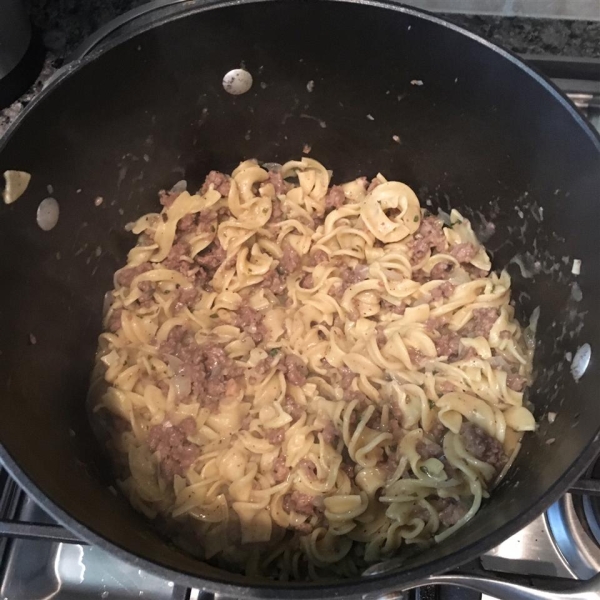 Creamy Beef Stroganoff