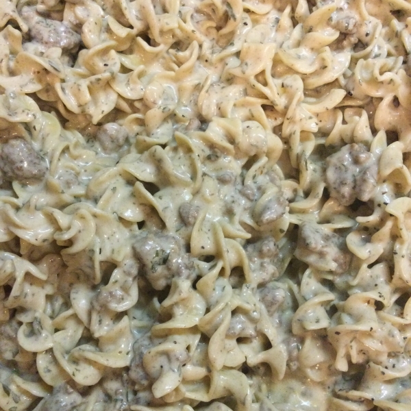 Creamy Beef Stroganoff