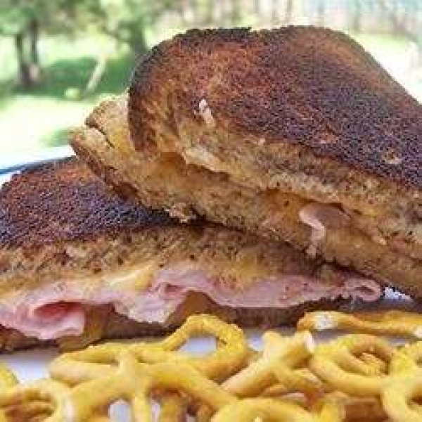 Grilled Ham and Cheese With a Twist