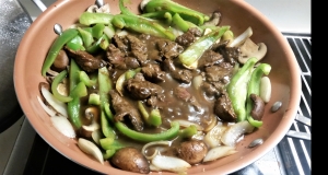 On Luck's Hoisin Pepper Steak Stir-Fry