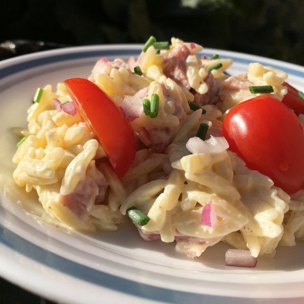 Orzo Ham Salad