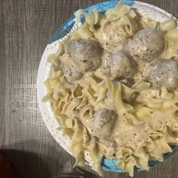 Quick Meatball Stroganoff