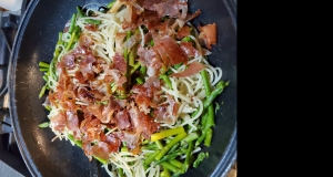 Prosciutto and Asparagus Pasta