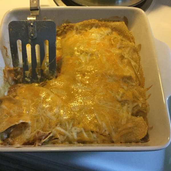 Black Bean and Veggie Enchiladas