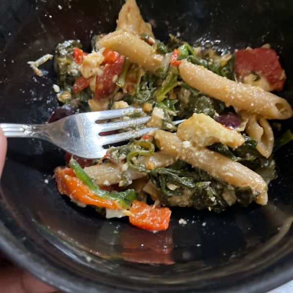 Mediterranean Whole Wheat Pasta Toss