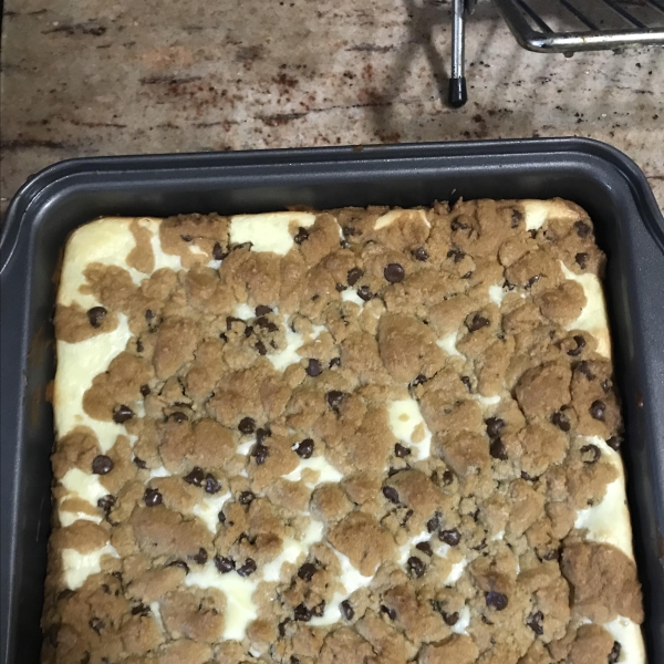 Chocolate Chip Cheesecake Bars