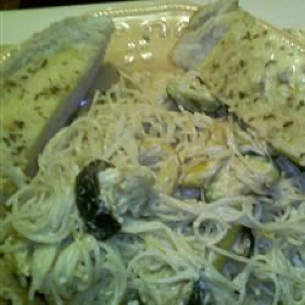 Zucchini with Farfalle