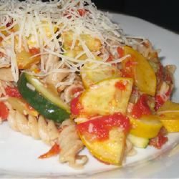 Zucchini with Farfalle