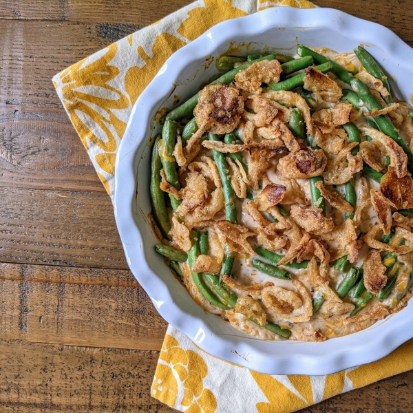 Green Bean Casserole with Frozen Green Beans