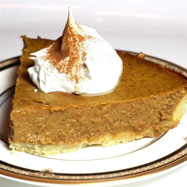 Sugarless Pumpkin Pie