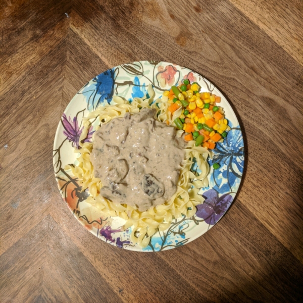 Classic Beef Stroganoff in a Slow Cooker