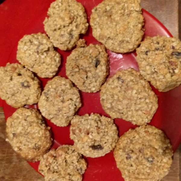 Oatmeal Dried Fruit Cookies